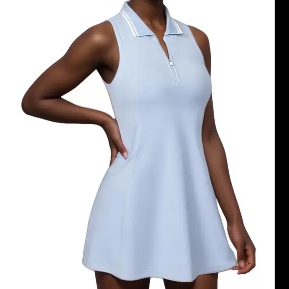 Wilson Dresses & Skirts - NEW Wilson Classic All Court Unlined Tennis Dress Light Blue size xs